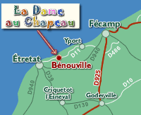 Petite carte pour situer Bénouville